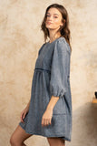 Perfect Path Denim Mini Dress