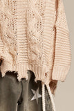 Warm Feelings Distressed Sweater