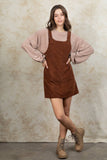 Up For Anything Corduroy Overall Dress