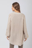 Cabinside Cutie Oversized Knit Sweater Cardigan