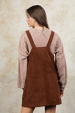 Up For Anything Corduroy Overall Dress