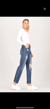 Caroline High Rise Mom Jean